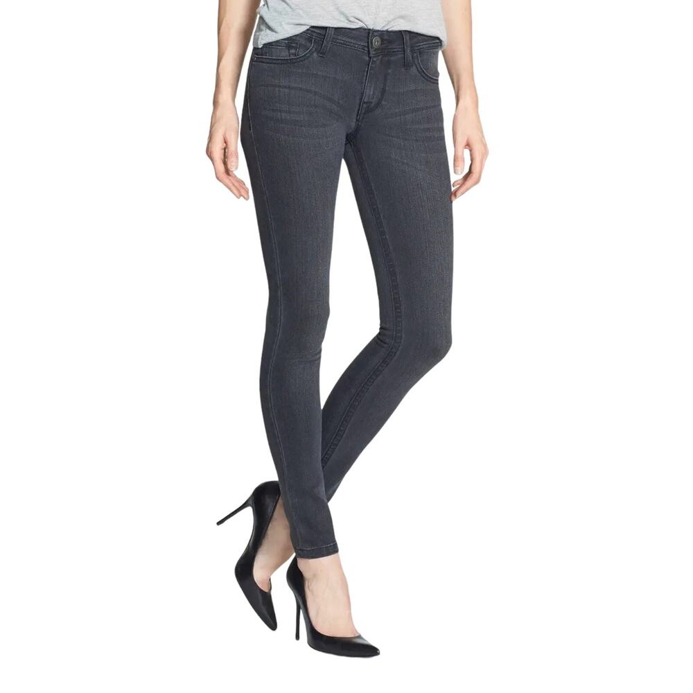 DL1961 Amanda Margaux Skinny Jeans Gray Size 28 Instasculpt Ankle Stretch